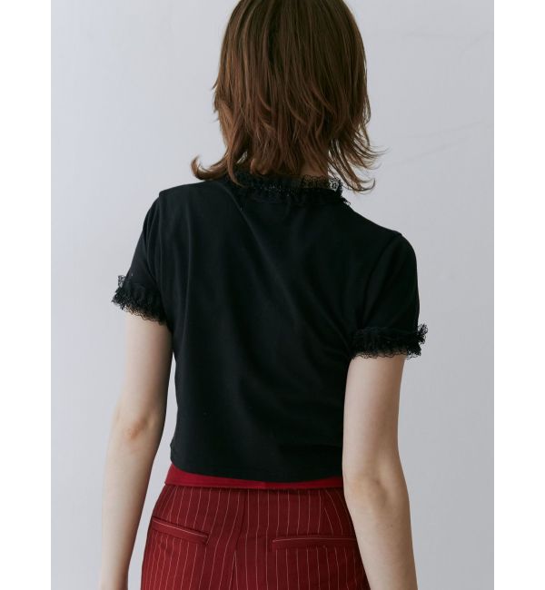 jouetie「メタルロゴレースフィットTシャツ」|Tシャツ・カットソー|