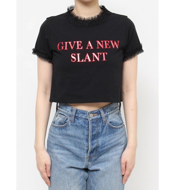 jouetie「メタルロゴレースフィットTシャツ」|Tシャツ・カットソー|