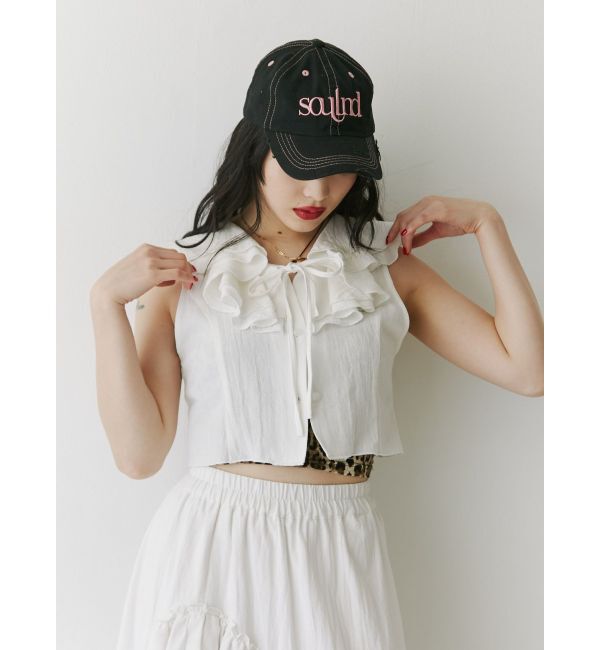 jouetie「エアリーフリルノースリブラウス【セットアップ対応】」|シャツ・ブラウス|