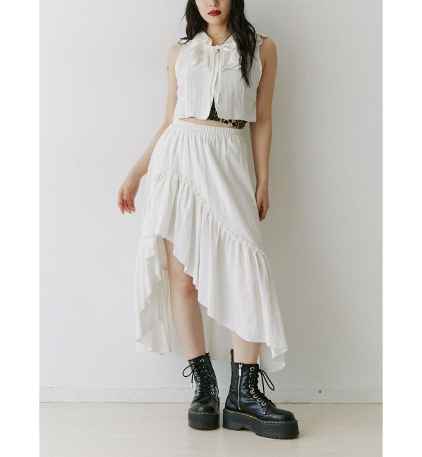 jouetie「エアリーフリルノースリブラウス【セットアップ対応】」|シャツ・ブラウス|