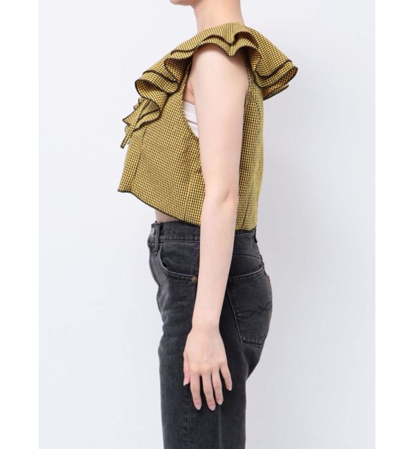 jouetie「エアリーフリルノースリブラウス【セットアップ対応】」|シャツ・ブラウス|