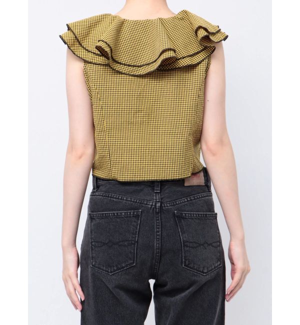 jouetie「エアリーフリルノースリブラウス【セットアップ対応】」|シャツ・ブラウス|