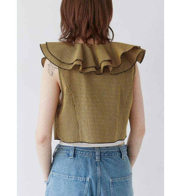 jouetie「エアリーフリルノースリブラウス【セットアップ対応】」|シャツ・ブラウス|