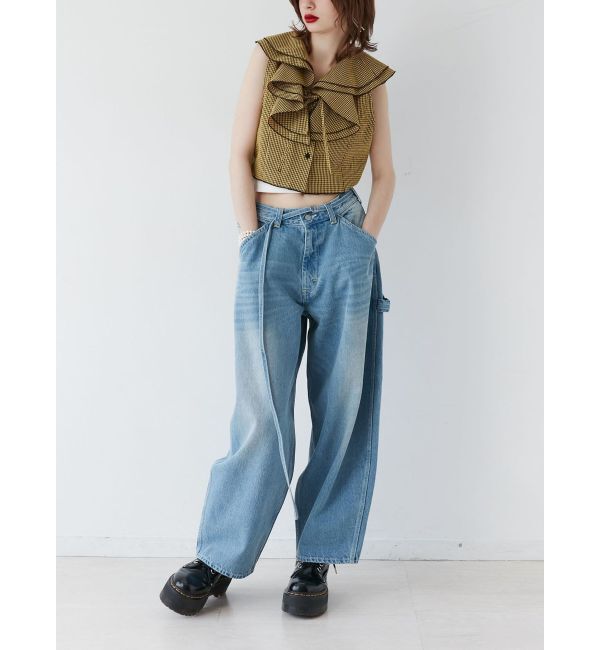 jouetie「エアリーフリルノースリブラウス【セットアップ対応】」|シャツ・ブラウス|