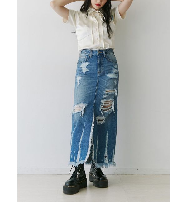 jouetie「フロントリボンアメスリブラウス」|シャツ・ブラウス|