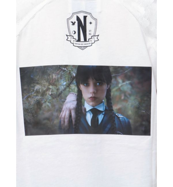 jouetie「レースドッキングラグランTシャツ【コラボ】」|Tシャツ・カットソー|