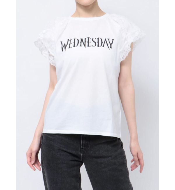 jouetie「レースドッキングラグランTシャツ【コラボ】」|Tシャツ・カットソー|