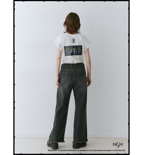 jouetie「レースドッキングラグランTシャツ【コラボ】」|Tシャツ・カットソー|