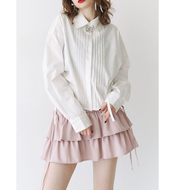 jouetie「リボンティアードミニスカパン【セットアップ対応】」|スカート|