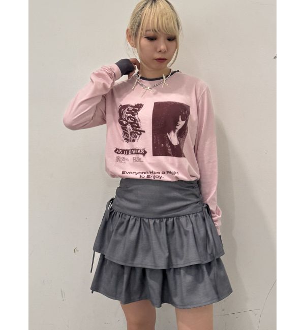 jouetie「リボンティアードミニスカパン【セットアップ対応】」|スカート|