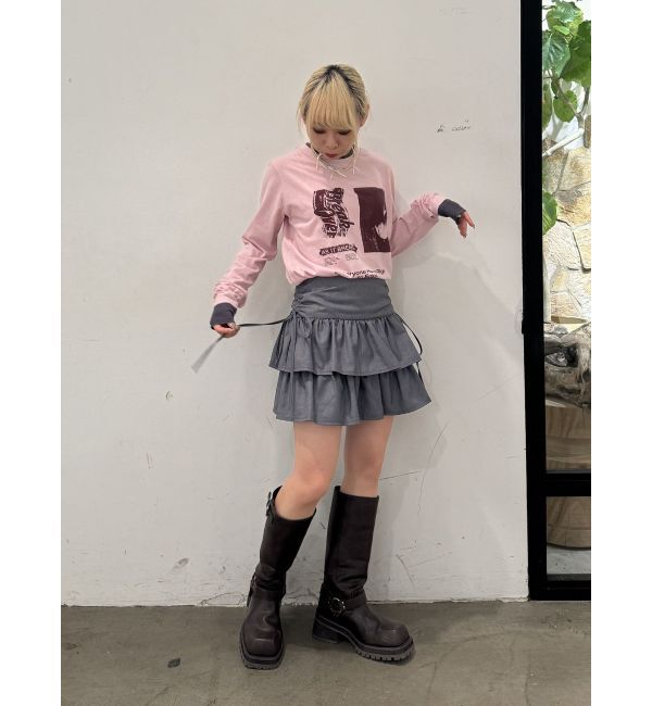 jouetie「リボンティアードミニスカパン【セットアップ対応】」|スカート|