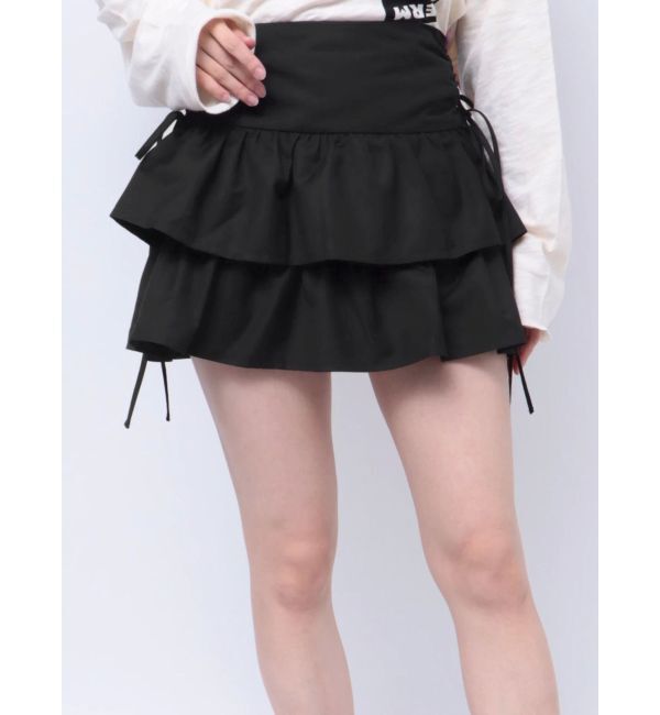 jouetie「リボンティアードミニスカパン【セットアップ対応】」|スカート|