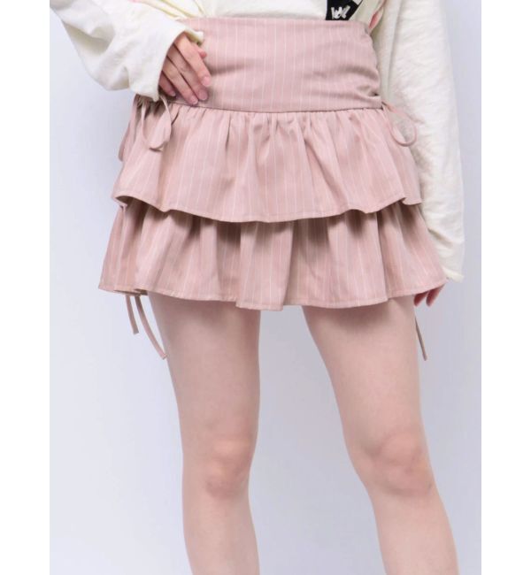 jouetie「リボンティアードミニスカパン【セットアップ対応】」|スカート|
