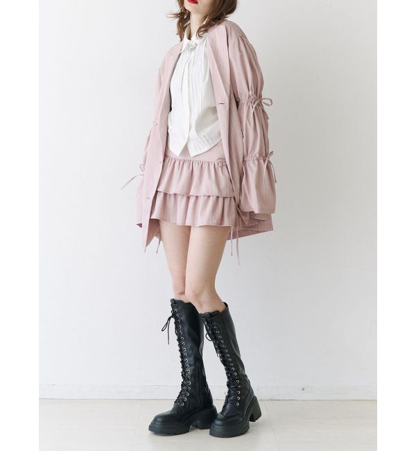 jouetie「リボンティアードミニスカパン【セットアップ対応】」|スカート|