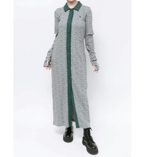 jouetie「【MILLER】バイカラーロングワンピース」|ワンピース|