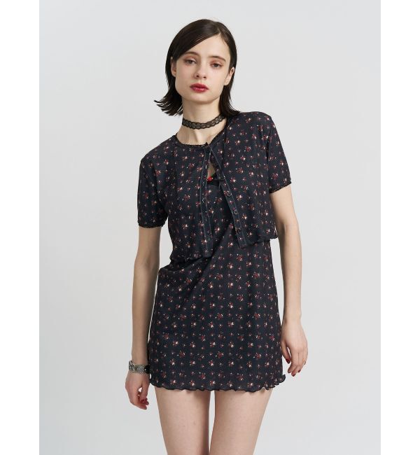 jouetie「ランジェリーフラワーキャミワンピース【セット対応】」|ワンピース|