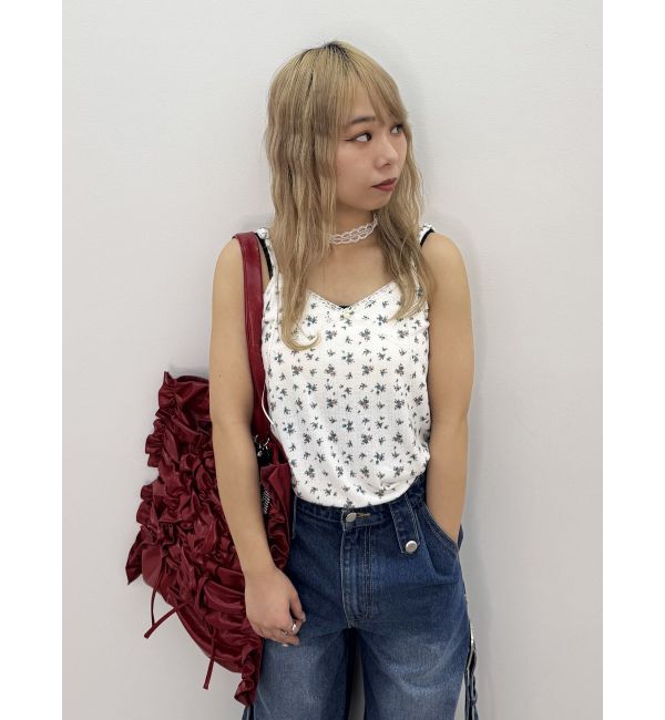 jouetie「ランジェリーフラワーキャミワンピース【セット対応】」|ワンピース|