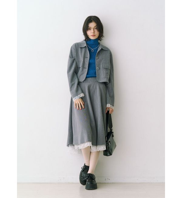 jouetie「パターンベルトフレアスカート【セットアップ対応】」|スカート|