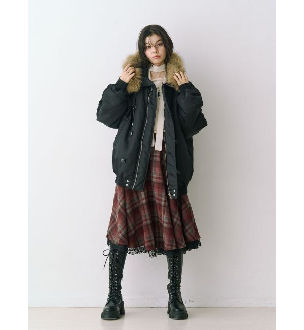 jouetie「パターンベルトフレアスカート【セットアップ対応】」|スカート|