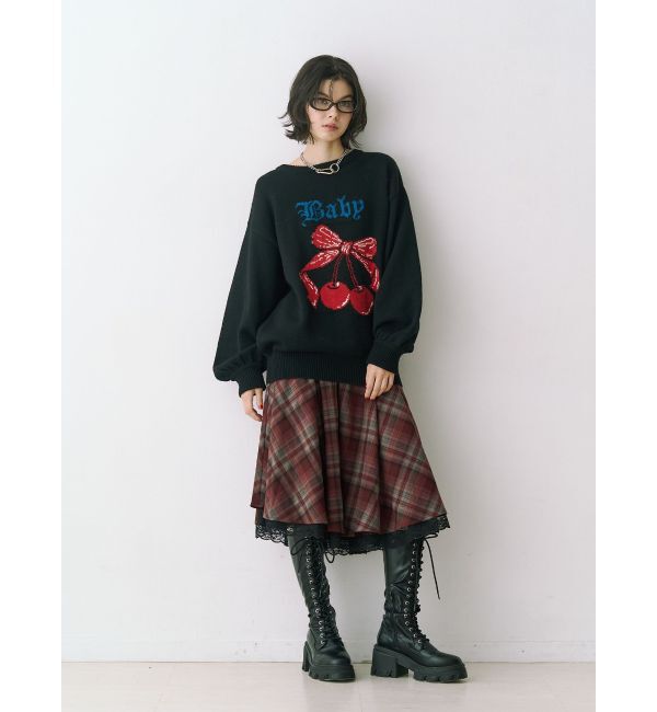 jouetie「パターンベルトフレアスカート【セットアップ対応】」|スカート|