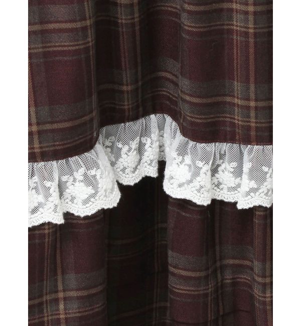 merry jenny「タックフリルミディスカート」|スカート|