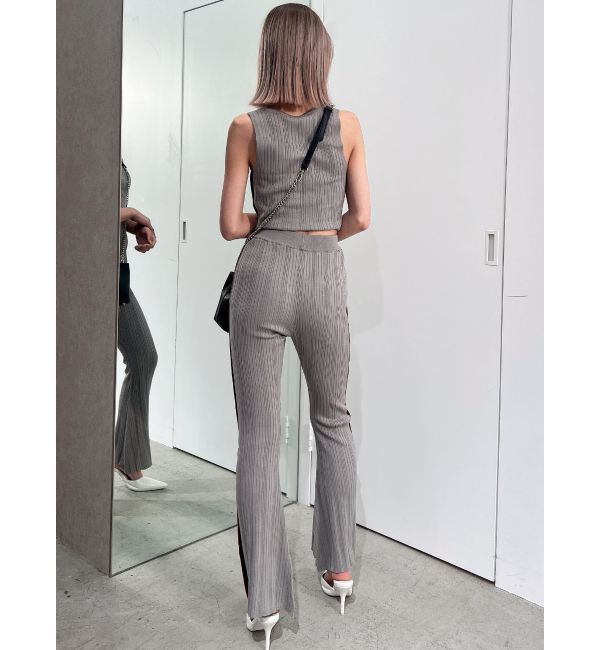 GYDA「サイドラインフレアニットパンツ【SETUP着用可】」|その他|