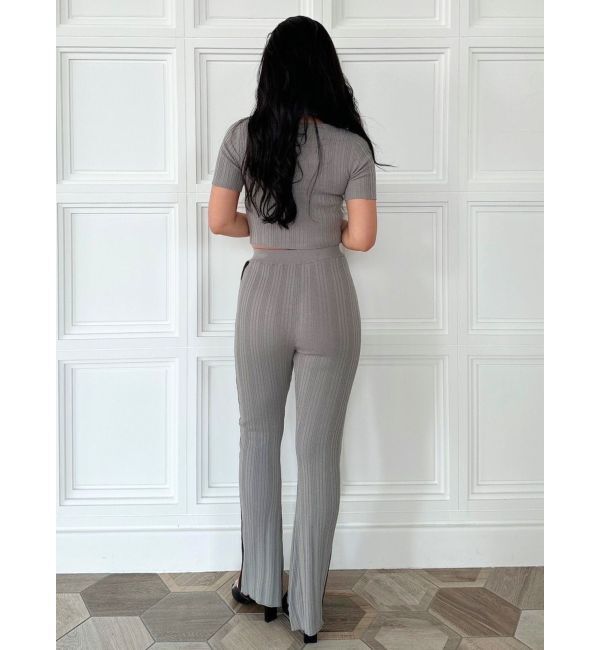 GYDA「サイドラインフレアニットパンツ【SETUP着用可】」|その他|