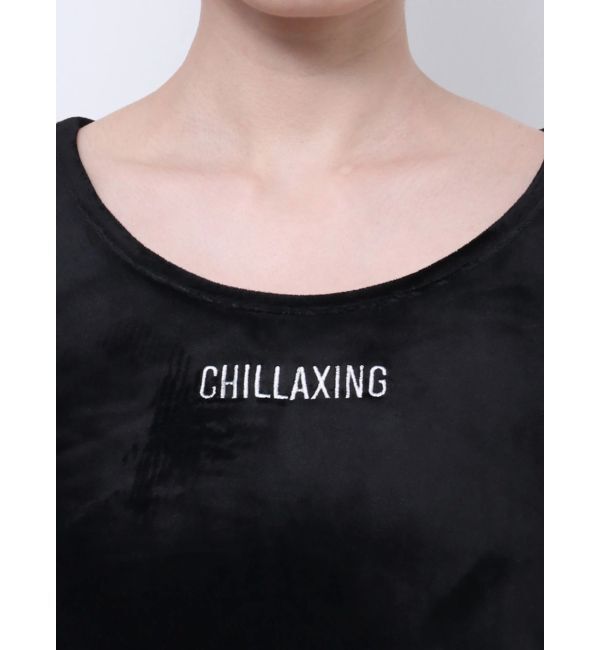 GYDA「CHILLAXING embroideryベロアトップス」|Tシャツ・カットソー|
