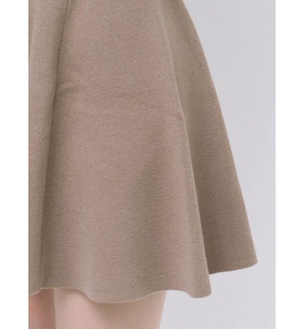 GYDA「【TINY】ボトルネックニットフレアワンピース」|ワンピース|