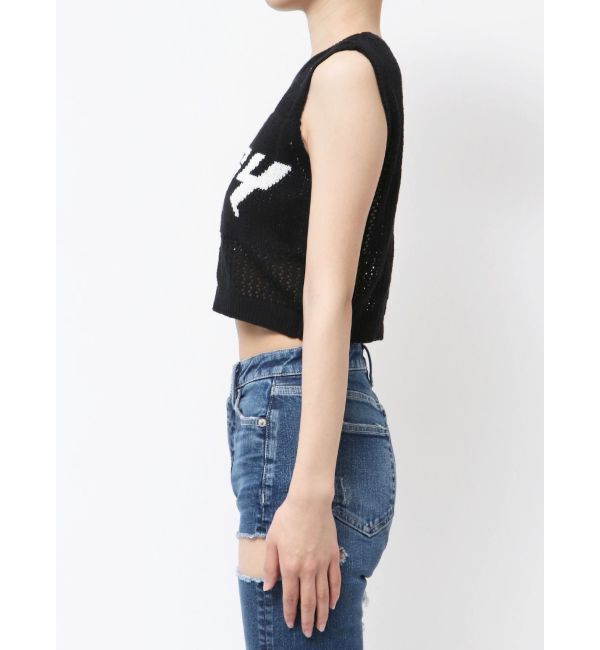 GYDA「ZINGY メッシュニットタンクトップ」|タンクトップ|