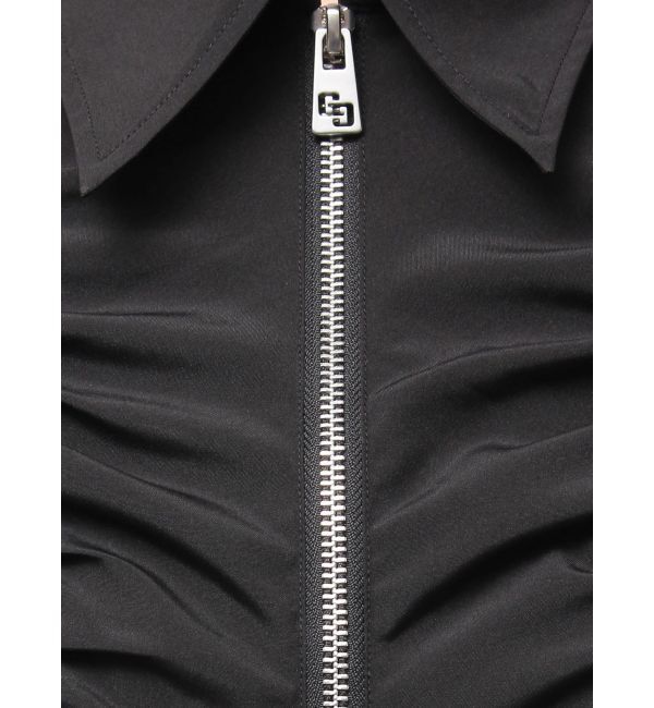 GYDA「W ZIPギャザータイトシャツ」|シャツ・ブラウス|