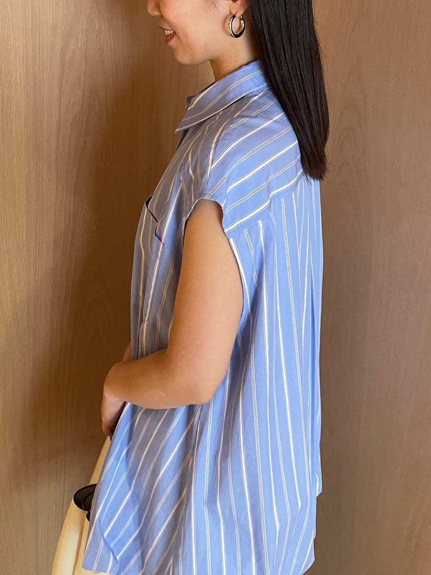 Mila Owen「バルーンヘムノースリシャツ」|シャツ・ブラウス|