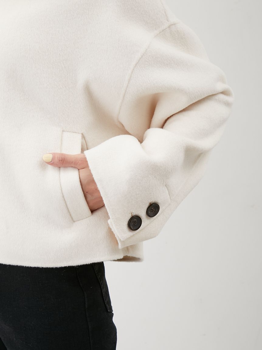 Mila Owen「2wayファーカラーリバーショートコート」|チェスターコート|