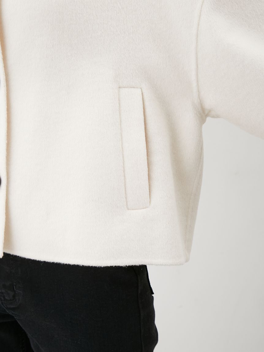 Mila Owen「2wayファーカラーリバーショートコート」|チェスターコート|