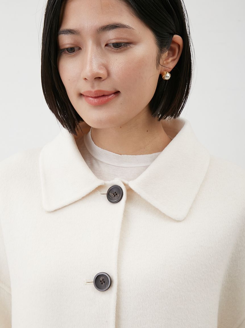 Mila Owen「2wayファーカラーリバーショートコート」|チェスターコート|