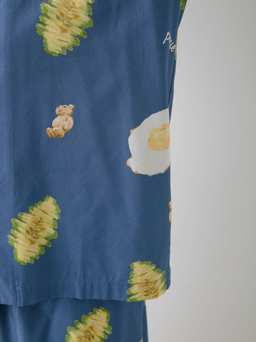 GELATO PIQUE HOMME「【HOMME】サニーサイドエッグ総柄シャツ」|シャツ・ブラウス|