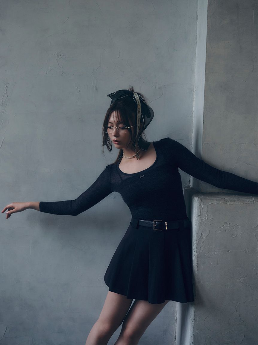 SNIDEL「レイヤードデザインプリーツスカショ」|その他|