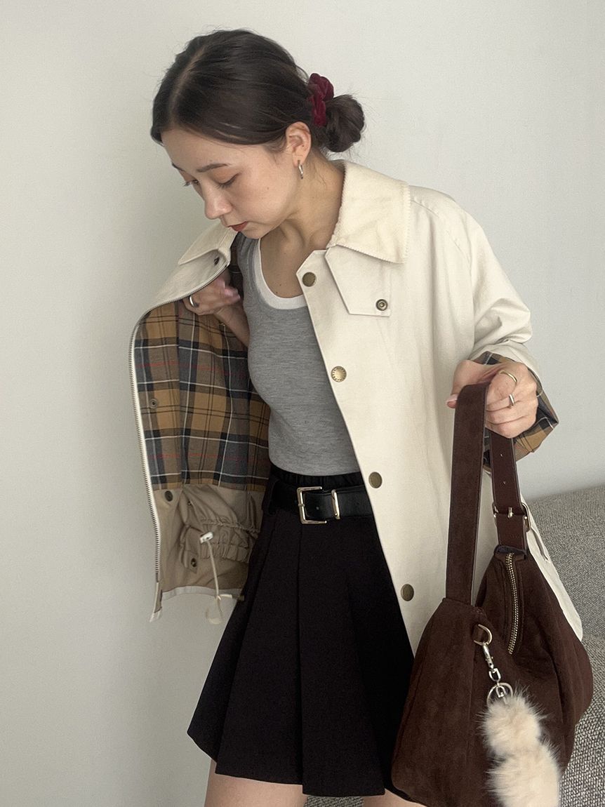 SNIDEL「レイヤードデザインプリーツスカショ」|その他|