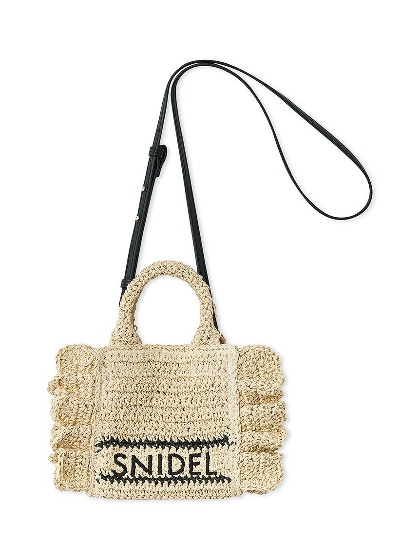 SNIDEL「ブレーズフリルロゴミニショルダー」|ショルダー・メッセンジャー|