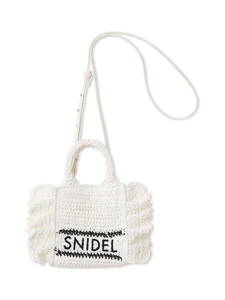 SNIDEL「ブレーズフリルロゴミニショルダー」|ショルダー・メッセンジャー|