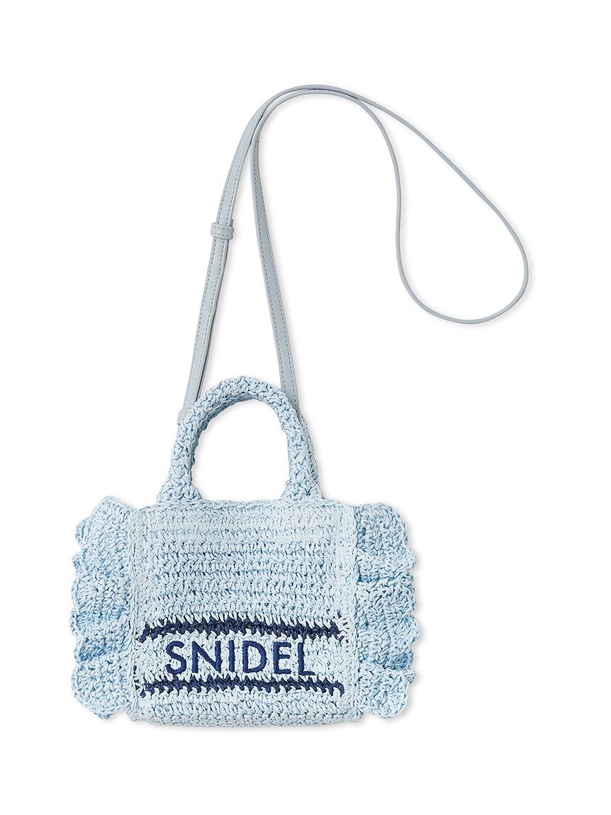 SNIDEL「ブレーズフリルロゴミニショルダー」|ショルダー・メッセンジャー|