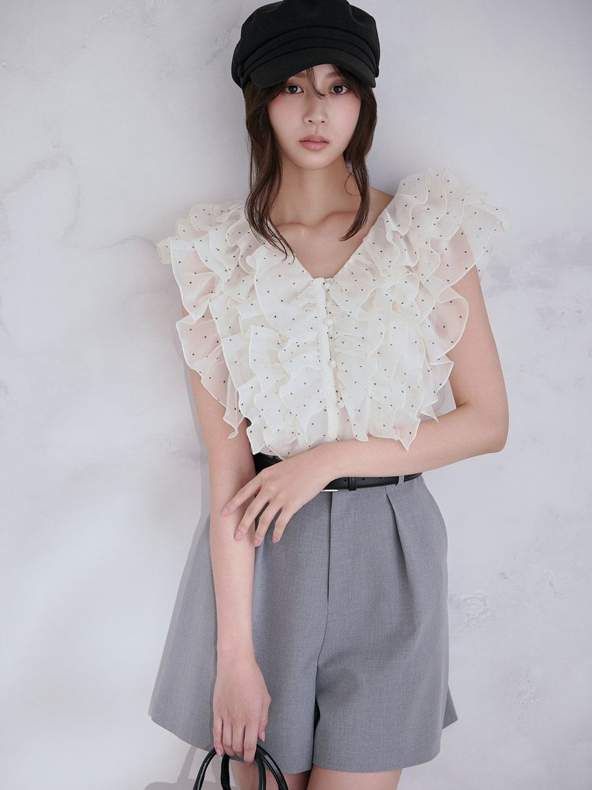 SNIDEL「シンプルショートパンツ」|その他|GRY