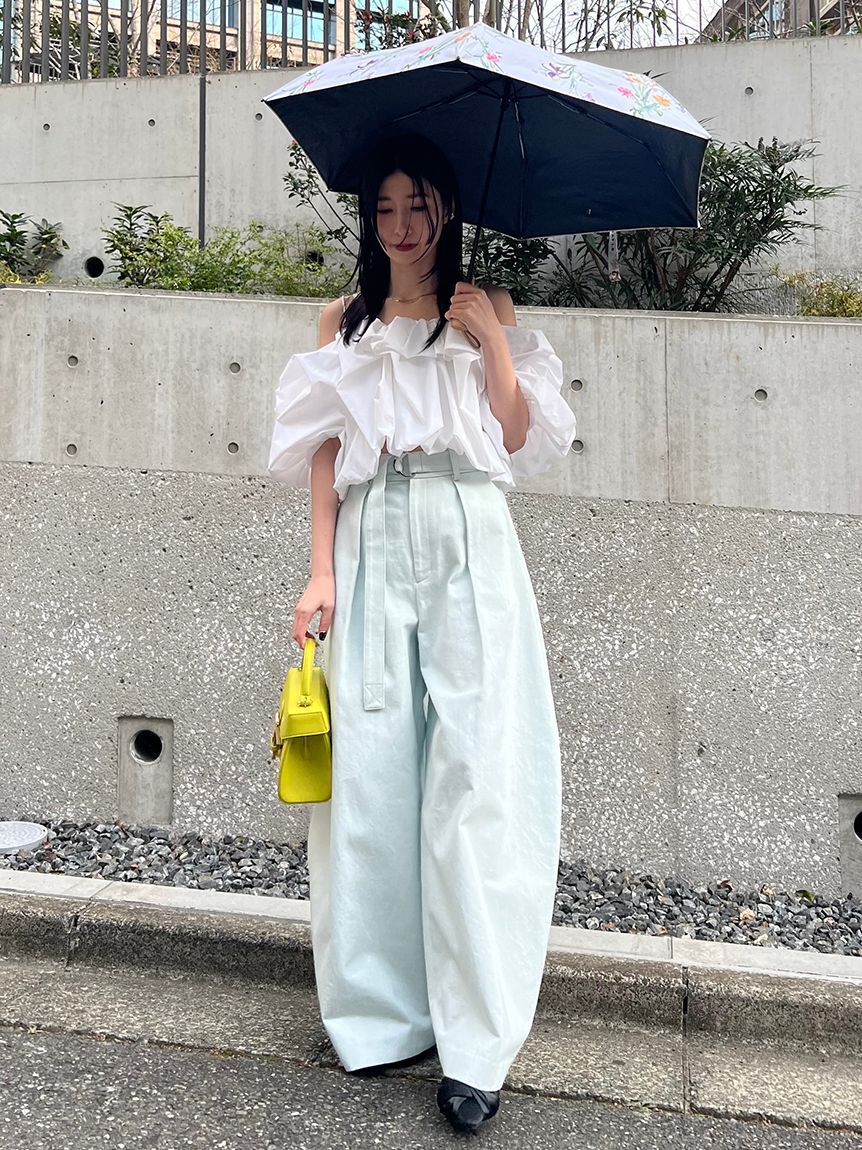 FRAY I.D「【FRAY I.D&times;PROTECT U】晴雨兼用折り畳み日傘」|傘|