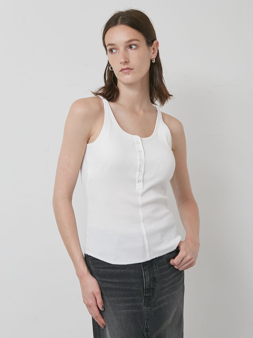 styling/「ヘンリーネックタンクトップ」|タンクトップ|
