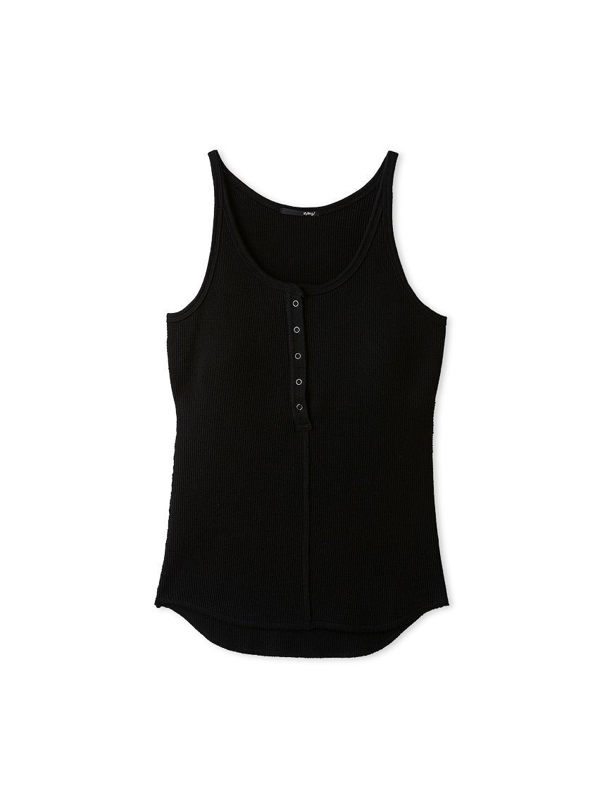 styling/「ヘンリーネックタンクトップ」|タンクトップ|BLK