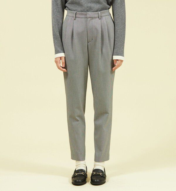 MACKINTOSH PHILOSOPHY「ブラッシュドライニングテーパードパンツ」|スラックス|