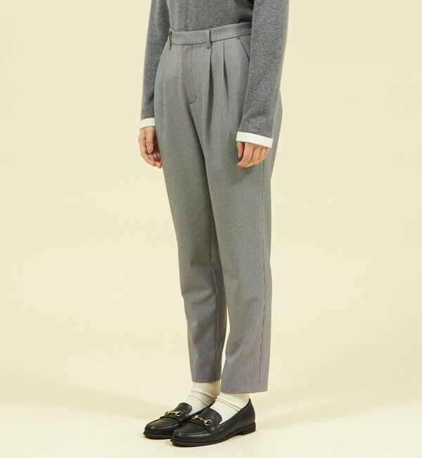 MACKINTOSH PHILOSOPHY「ブラッシュドライニングテーパードパンツ」|スラックス|