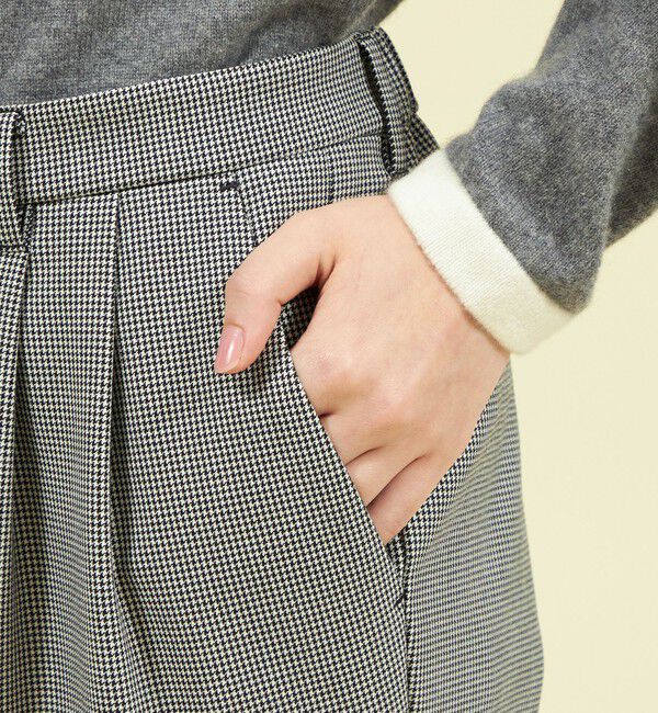 MACKINTOSH PHILOSOPHY「ブラッシュドライニングテーパードパンツ」|スラックス|