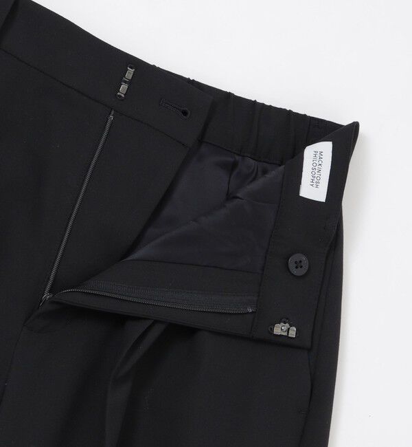 MACKINTOSH PHILOSOPHY「ダブルタックテーパードパンツ」|スラックス|