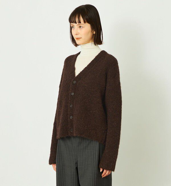 MACKINTOSH PHILOSOPHY「GREY LABEL ブークレカーディガン」|ニット・セーター|